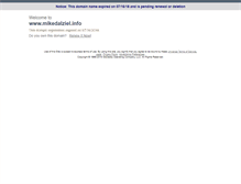 Tablet Screenshot of mikedalziel.info